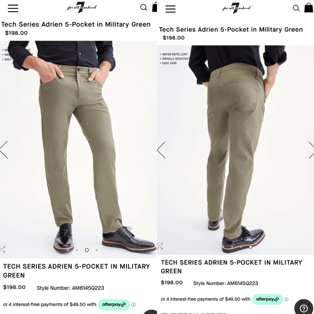 Tech Series Adrien 5-Pocket Waterproof Pants